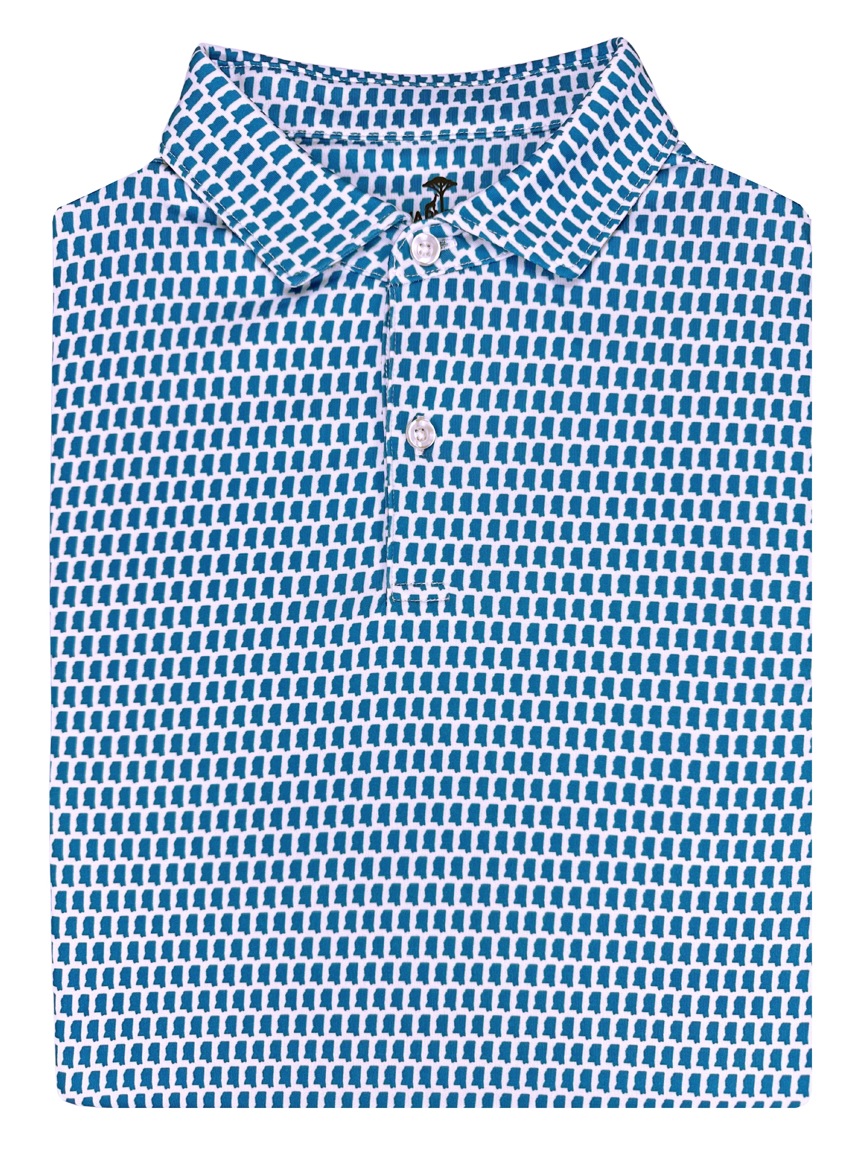Mississippi Blue Print Polo